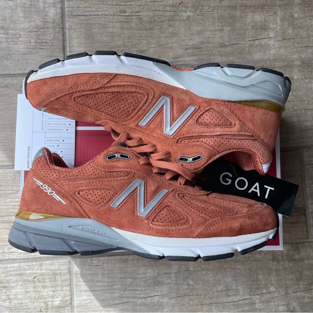 New Balance 990v4 Made in USA Burnt Orange Men’s Size 9.5